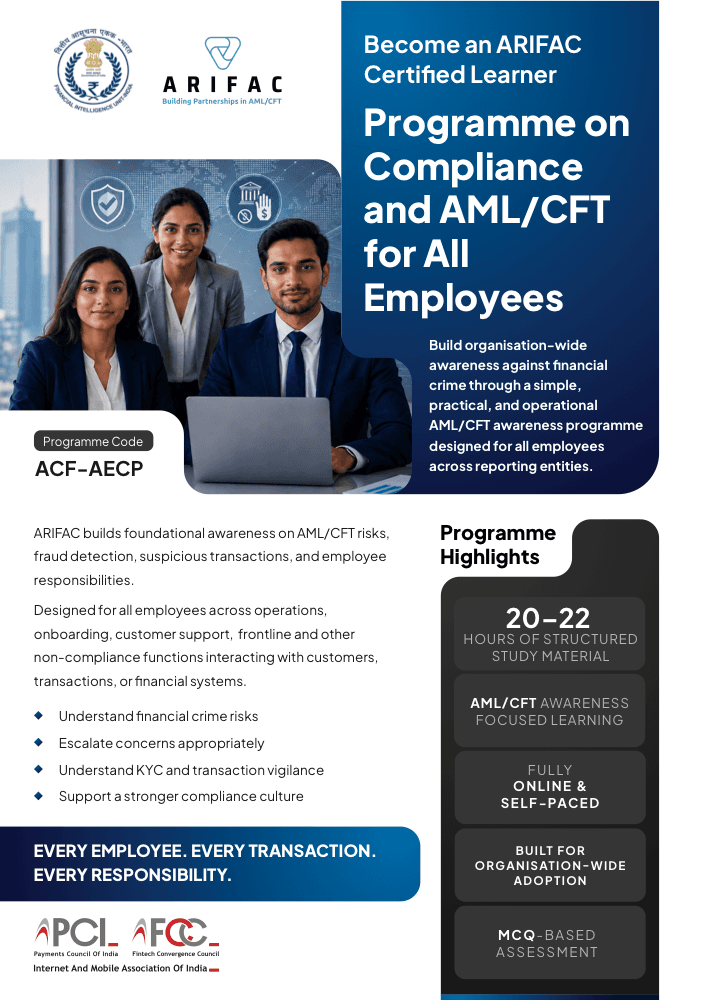 Programme on Compliance and AML/CFT for All Employees